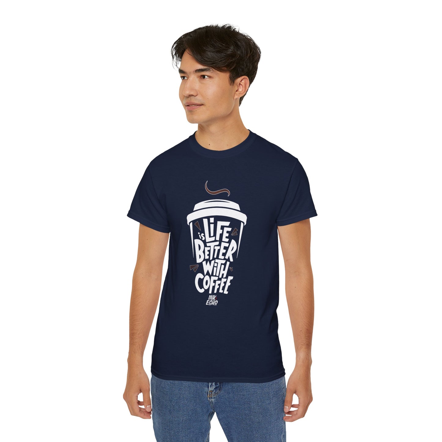 "Life Is Better With Coffee!"- (Dark) Unisex T-Shirt